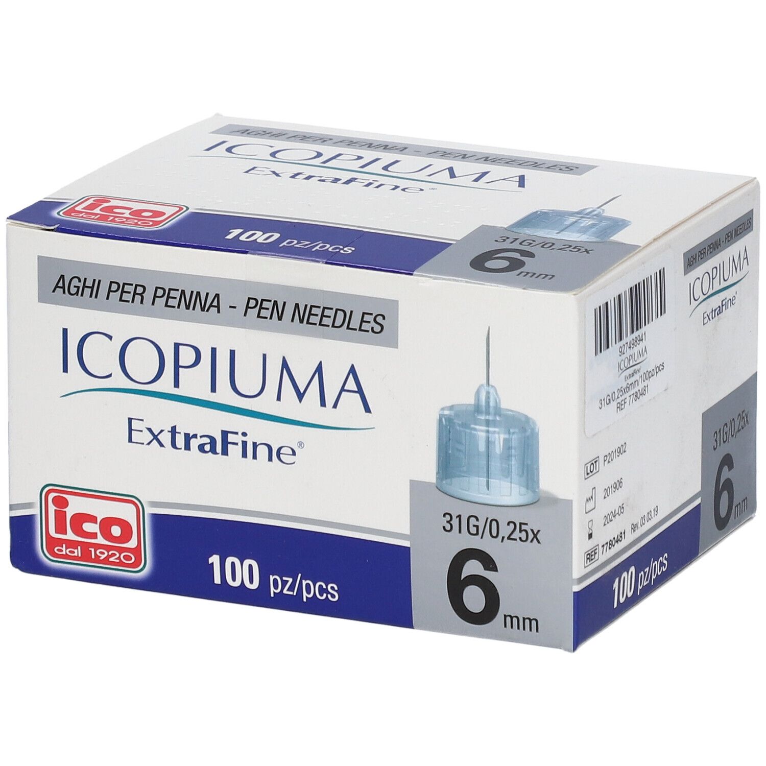 AGO Extrafine G31 6MM 100Pz 100 St Kanüle