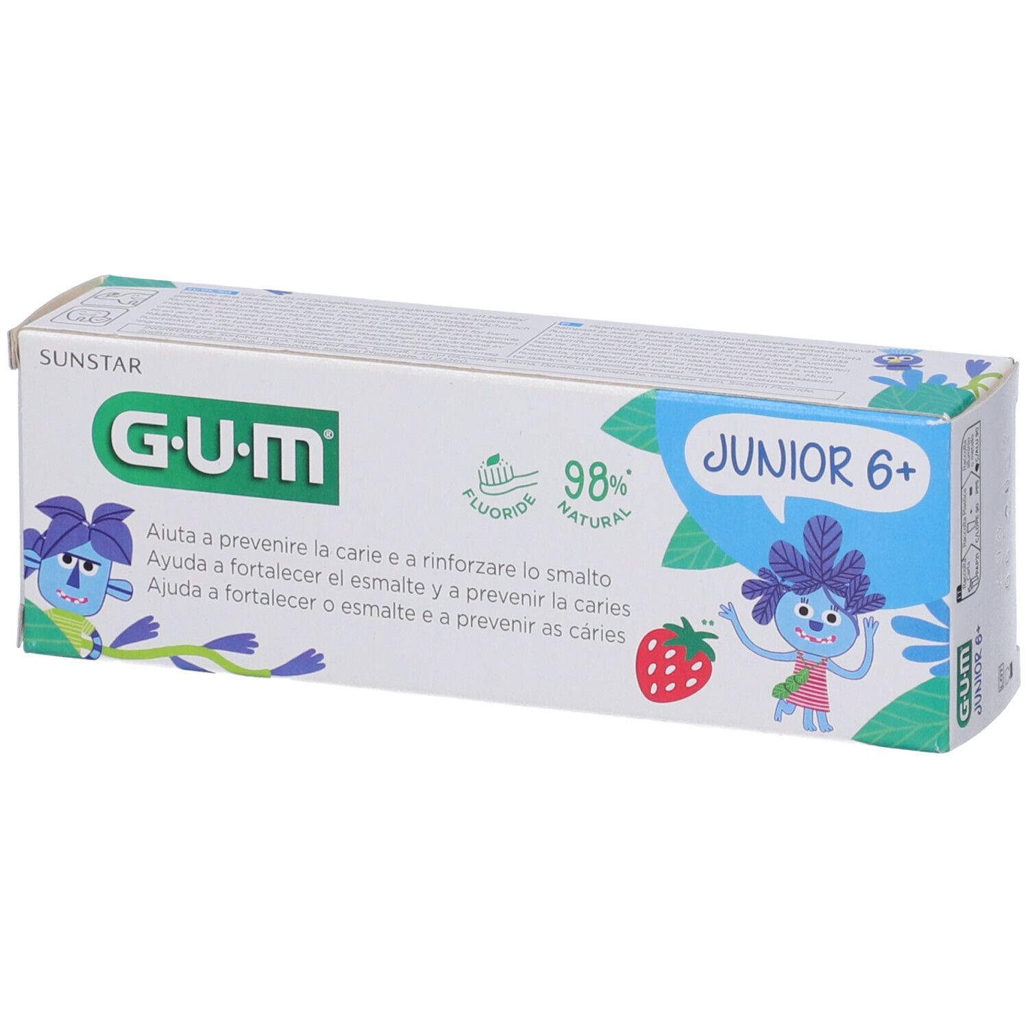 Gum® Dentifricio Junior 6+ anni Gusto Fragola