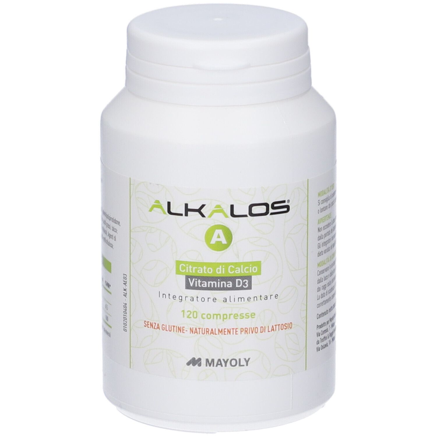 Alkalos A Integratore a base di Calcio e Vitamina D3 120 Compresse - Biohealth - Immagine 3