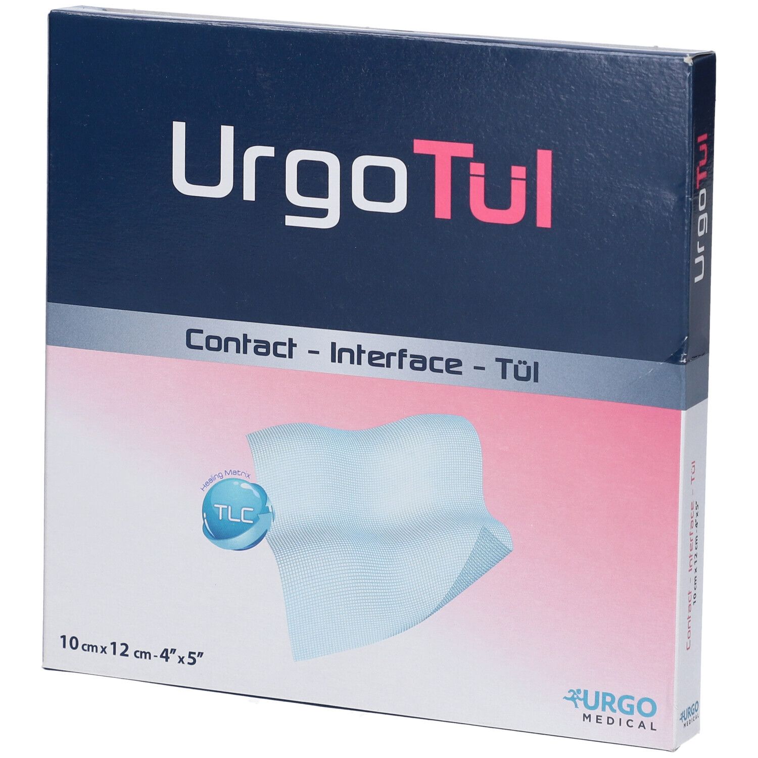 Verpackung UrgoTul Kontakt-Interface-Tuch, 10x12 cm.