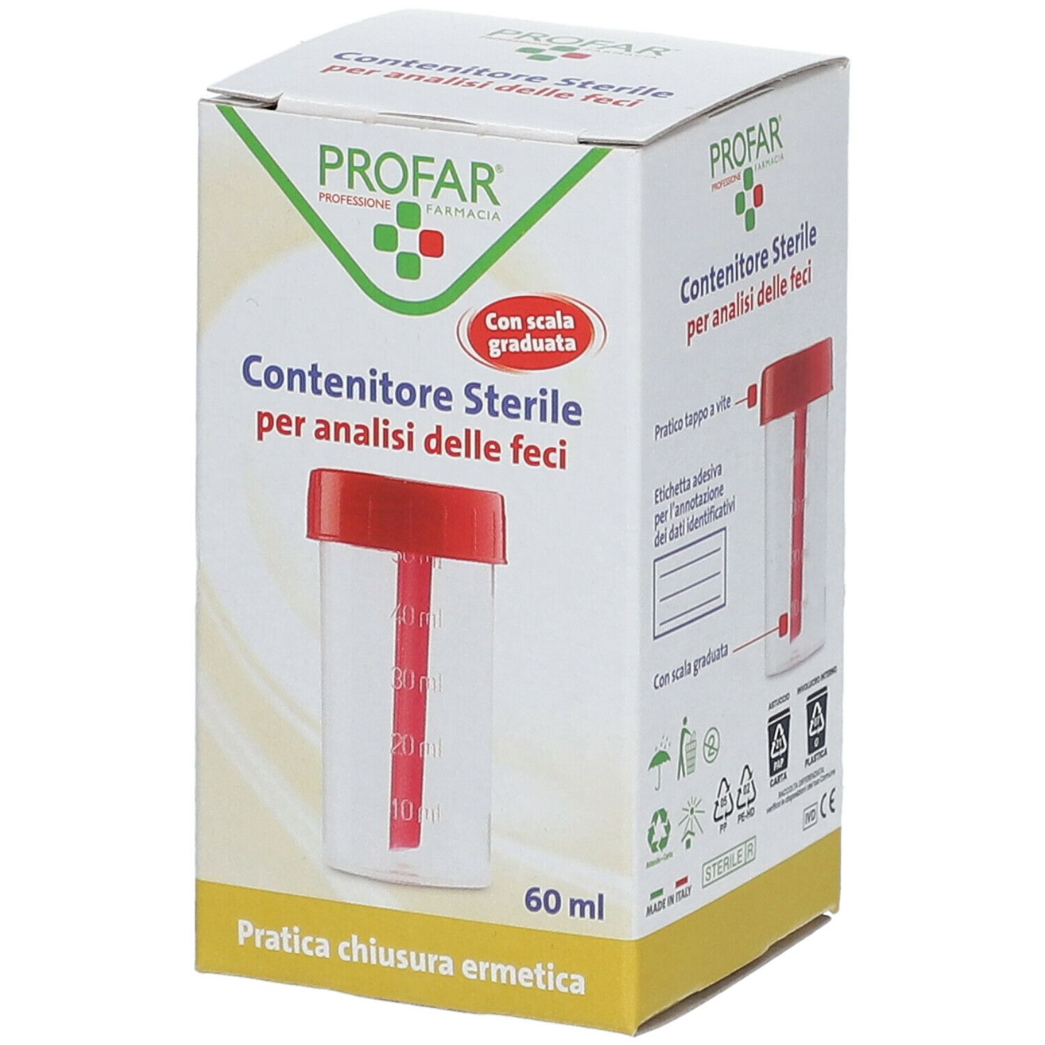 PROFAR® Contenitore per Feci
