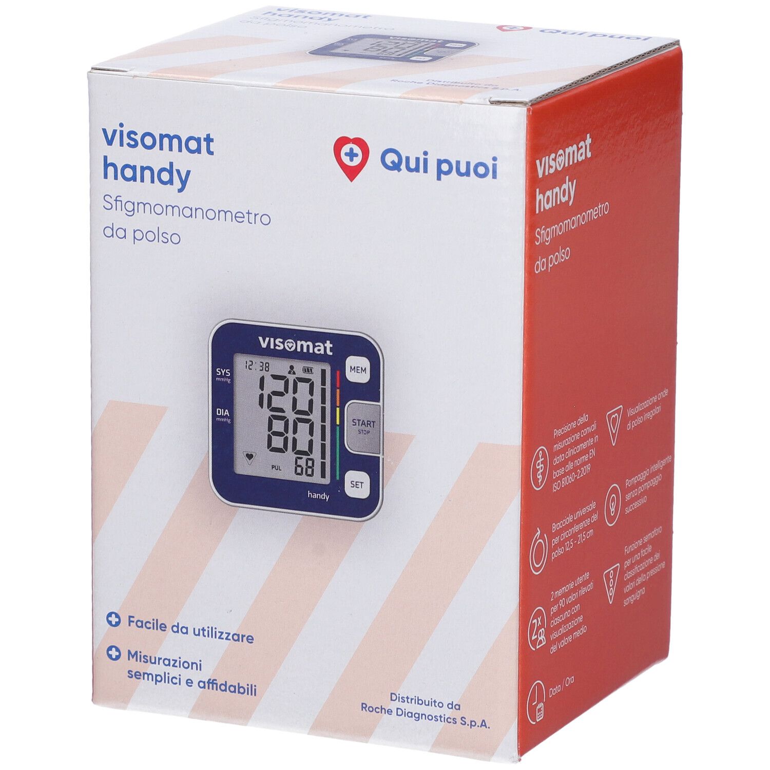 Roche Sfigmomanometro Da Polso Visomat Handy Automatico - Immagine 2
