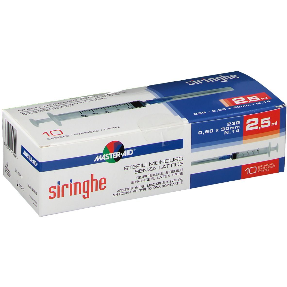 Image of Master Aid® Siringhe Sterili Monouso 2,5 ml