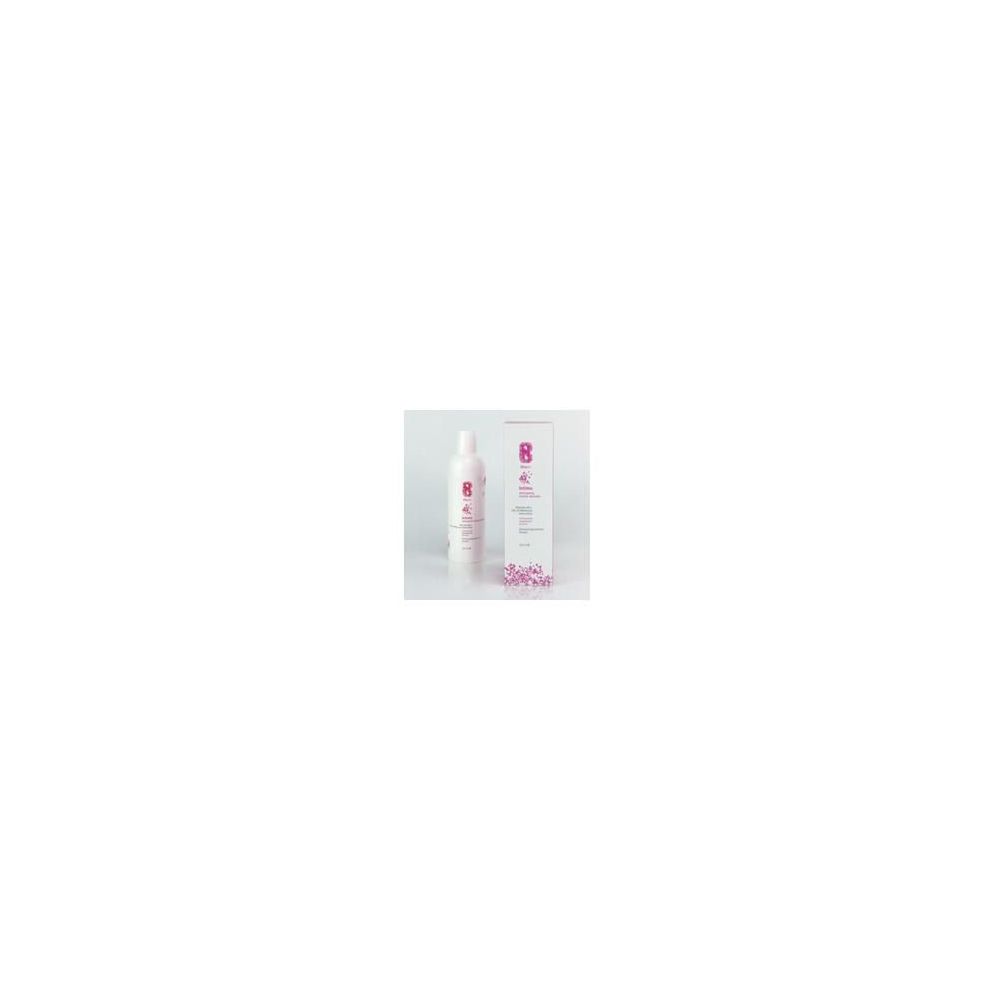 Flacone e scatola. Logo visibile sul flacone e sulla scatola. Confezione rosa e bianca.