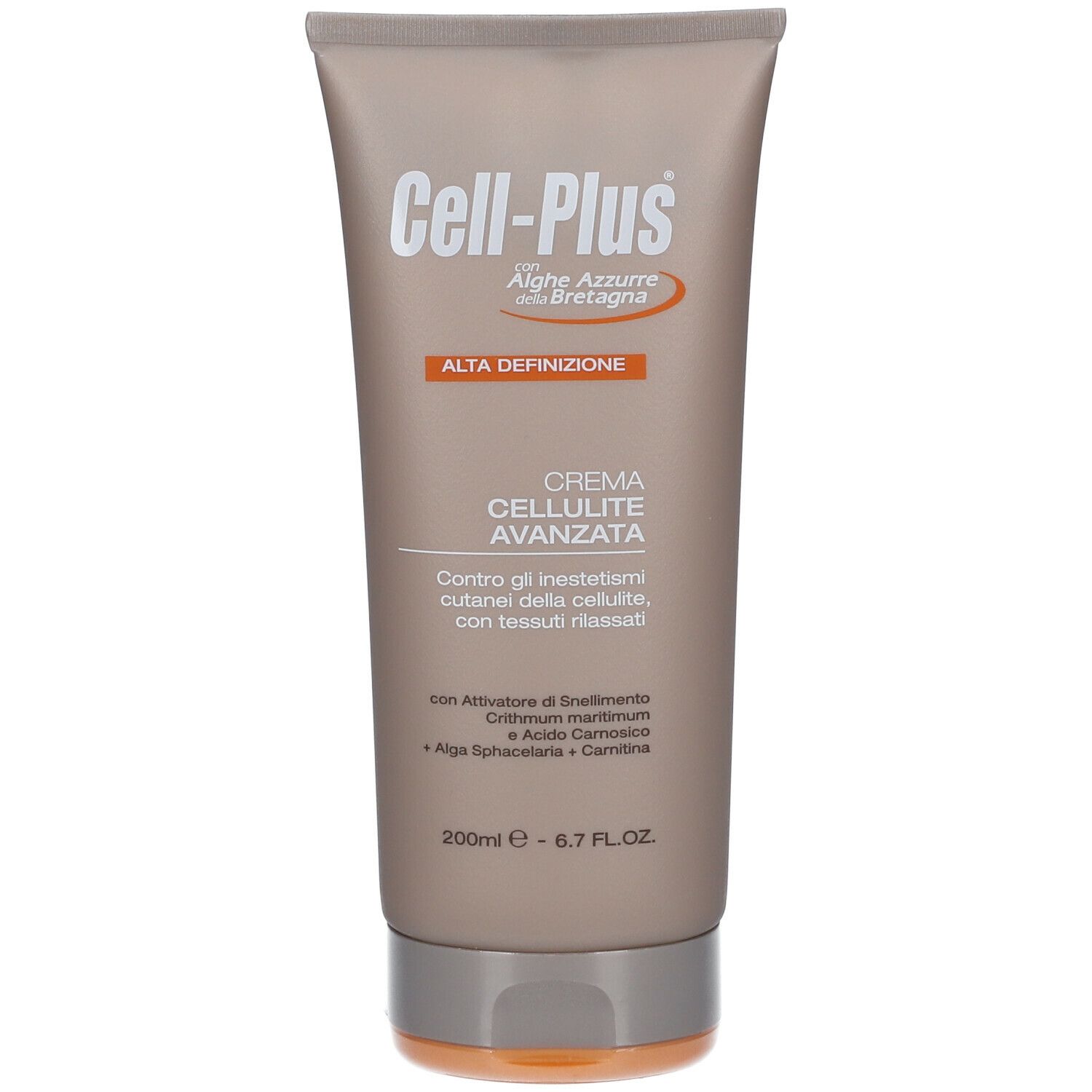Tubo di crema Cell-Plus, Crema Cellulite Avanzata. 200ml.