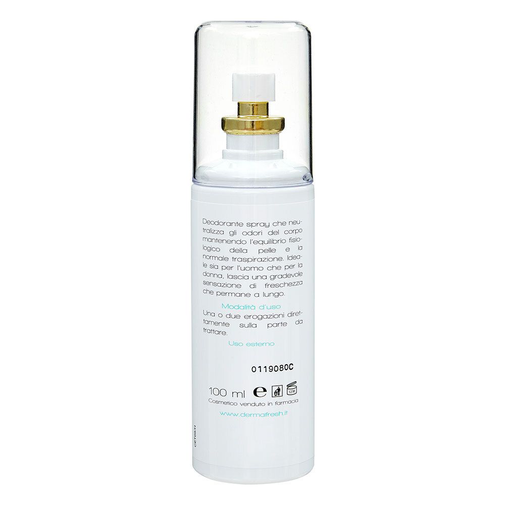 Weiße Sprühflasche mit transparentem Deckel, 100 ml.