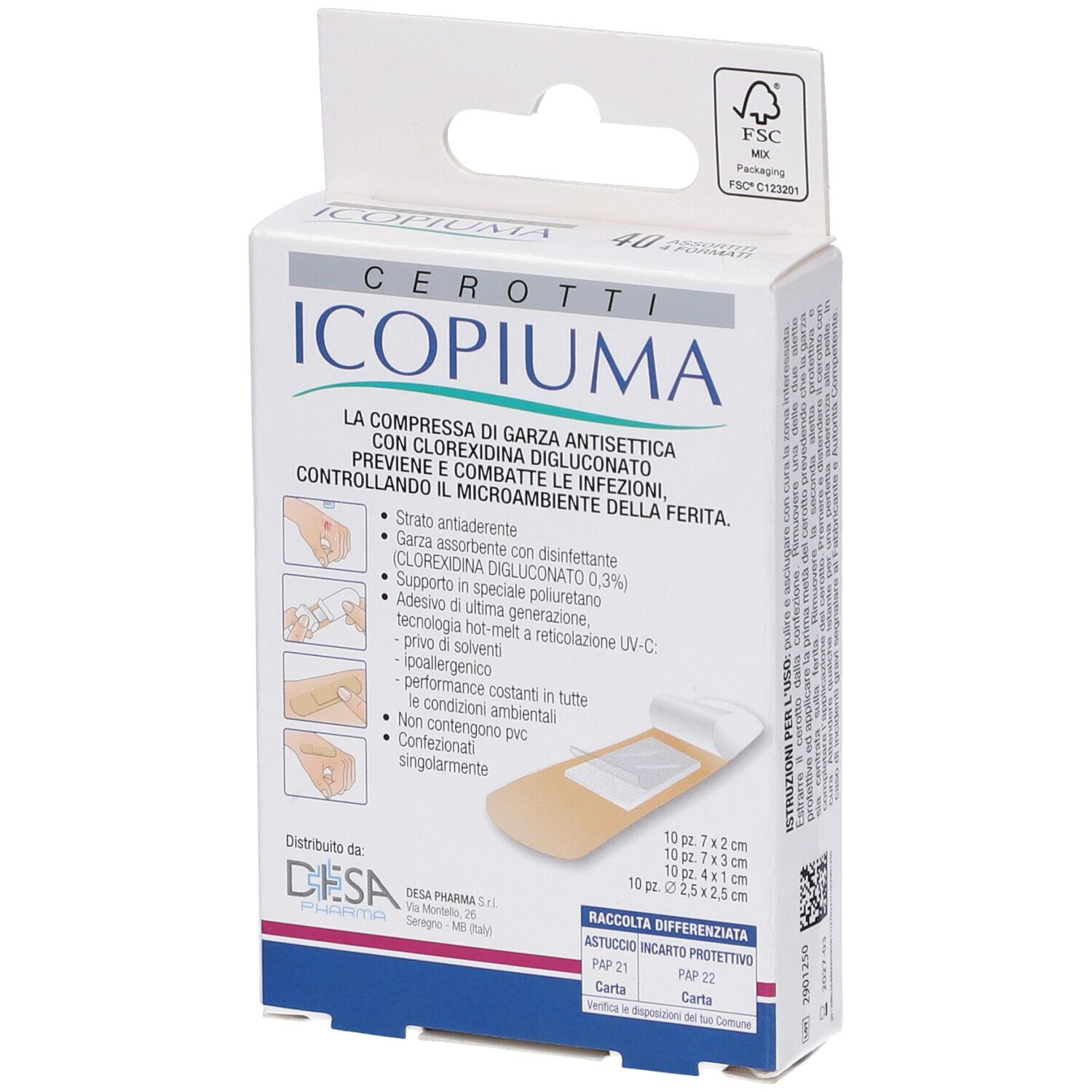 Icopiuma Cerotti Classici Misti 40 Pezzi - Immagine 7