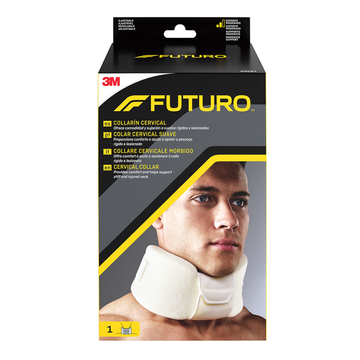 Verpackung eines 3M Futuro Cervical Collar Nackenkragens.