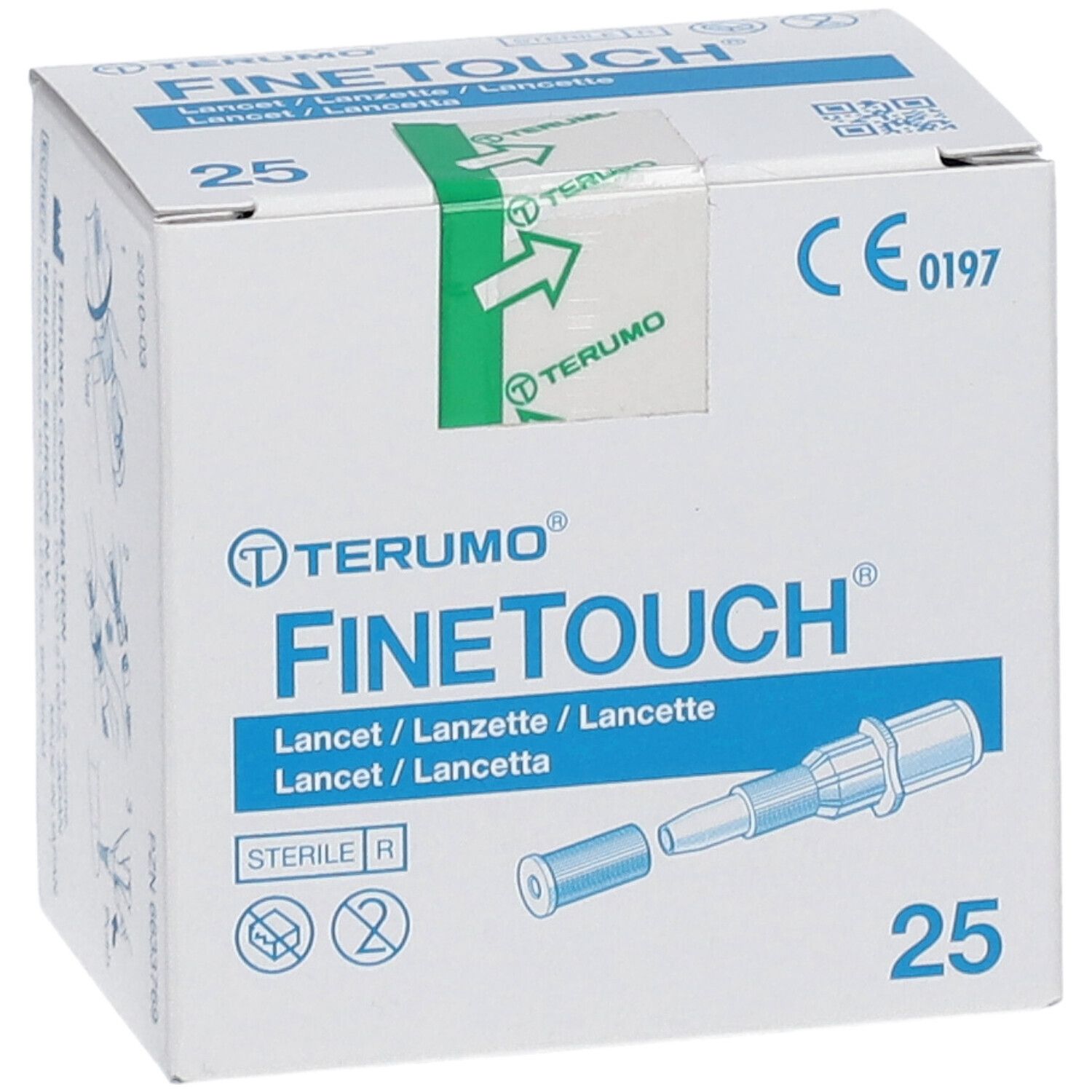 Terumo Fine Touch Lanzetten, 25 Stück.