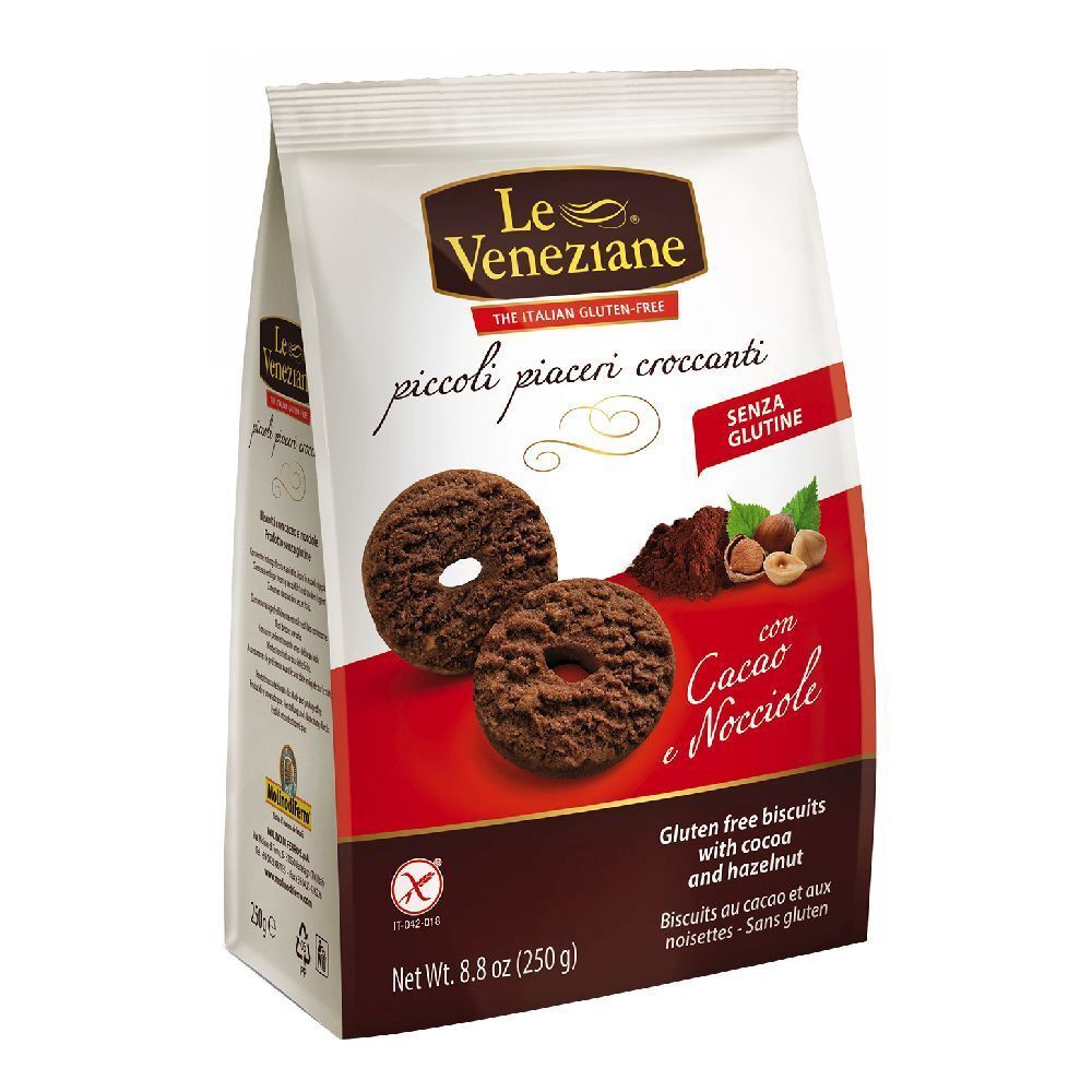 Le Veneziane Biscotti Cacao/Nocciola 250 G - Immagine 7