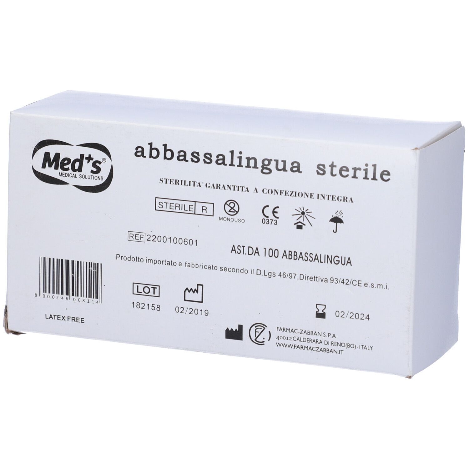 Abbassalingua Legno Spat St100 100 St Sonstige