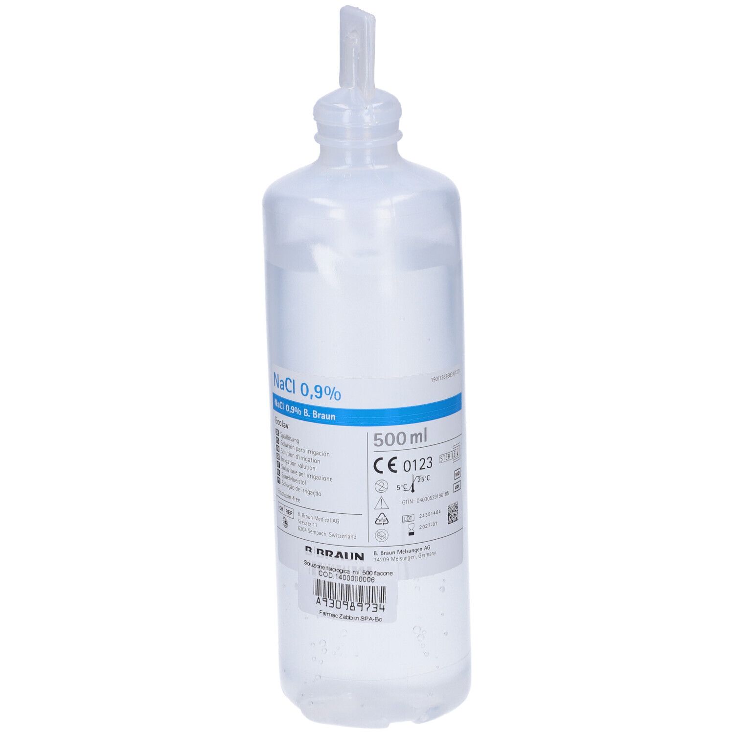 B Braun Ecolav NaCl 0.9% Soluzione per Irrigazione