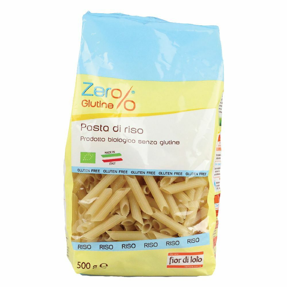 Zer% Glutine Penne Riso Bio 500 g