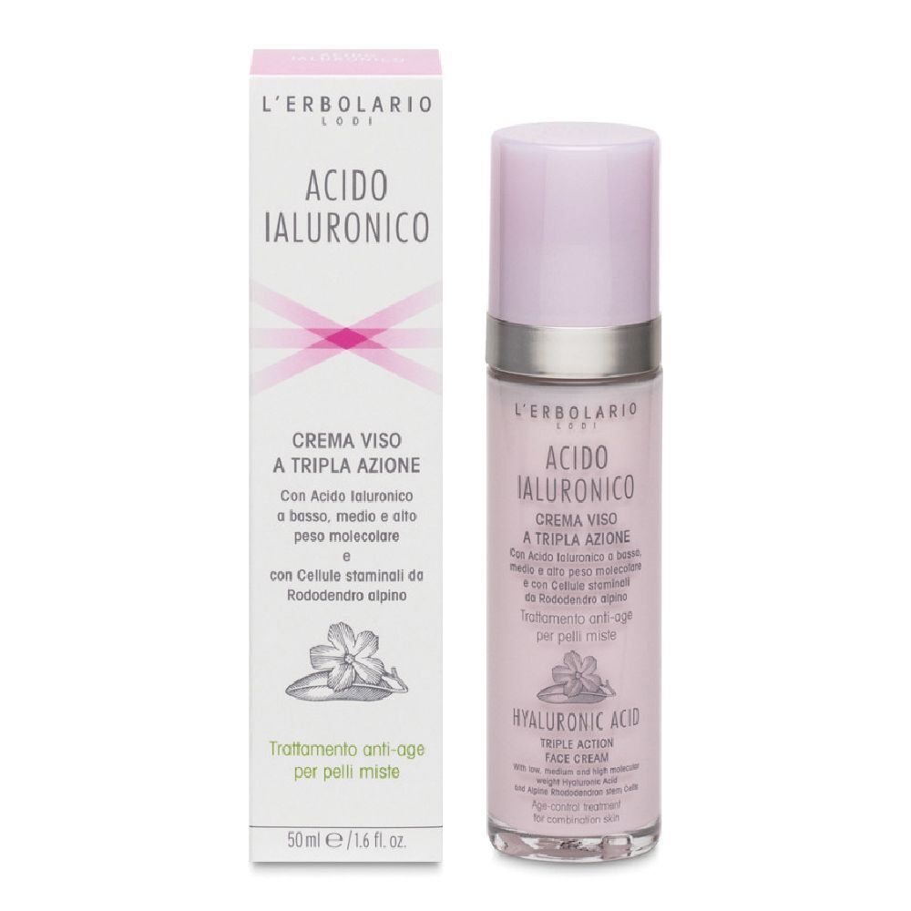 Crema Viso Per Pelli Miste Acido Ialuronico