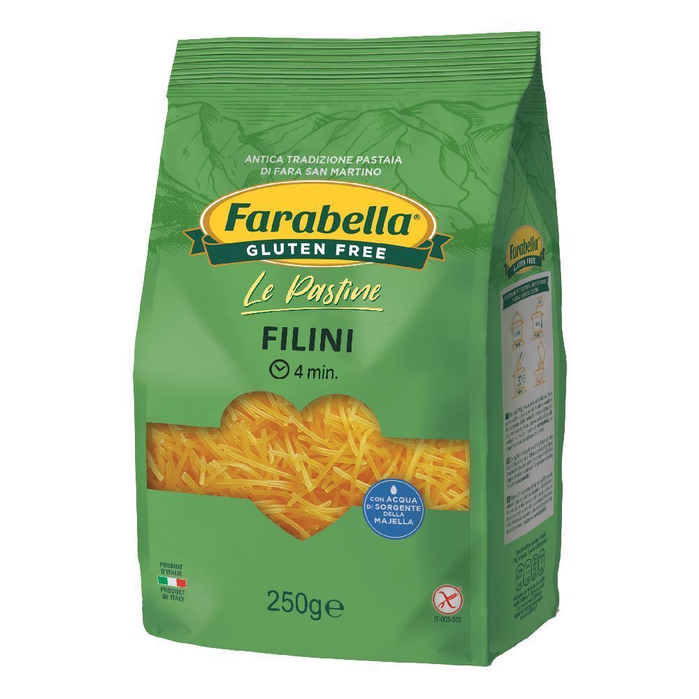 Farabella Filini Senza Glutine Nudeln, 250g Packung. Glutenfrei.