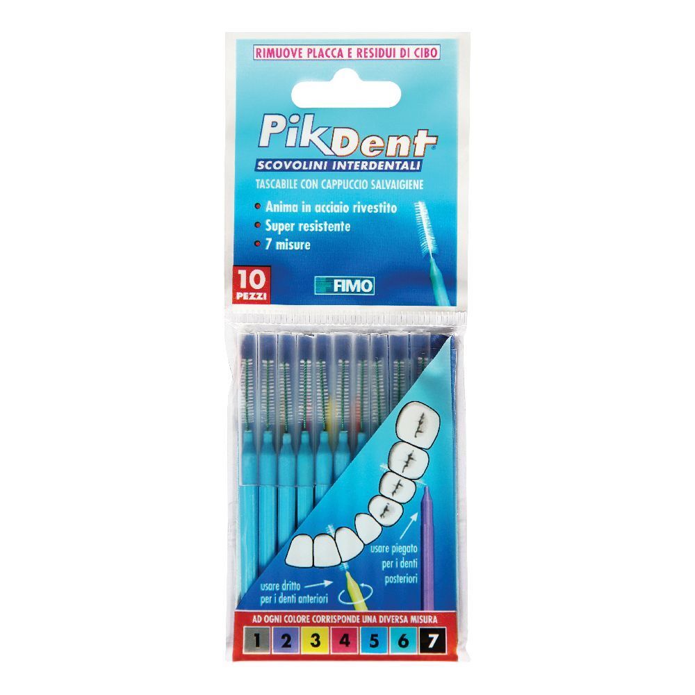Pikdent Stuzzicolino 5 Azzurro 10 Pezzi