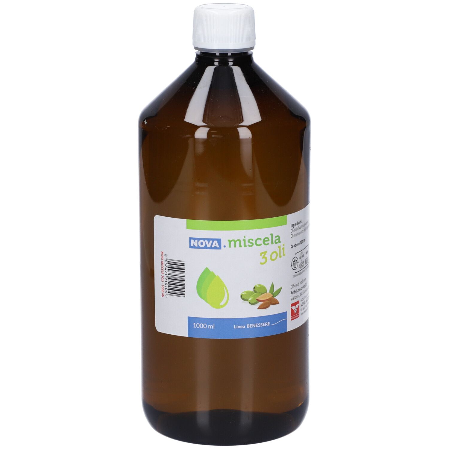 Nova Argentia Giallo/Chiaro Miscela Tre Olii 1 Litro - Immagine 4
