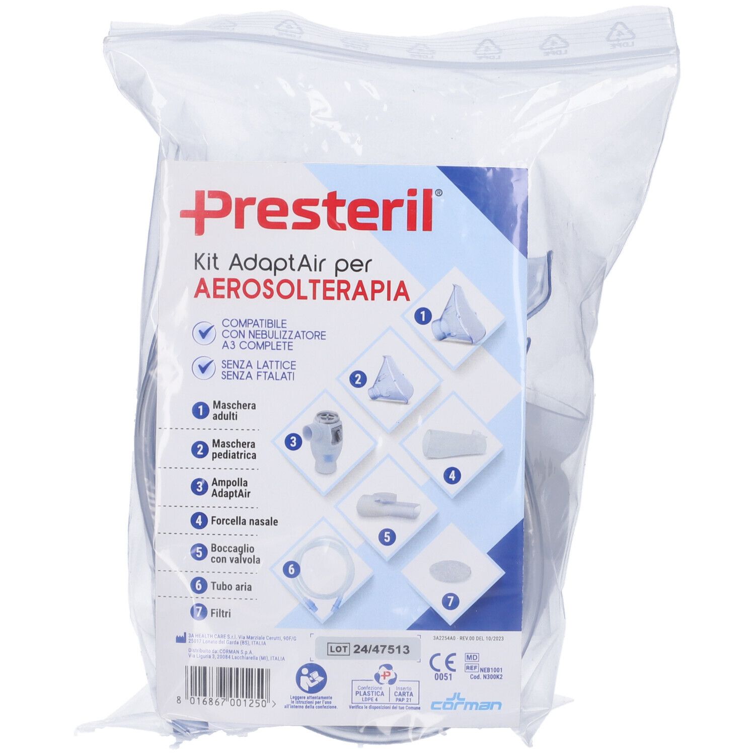 Medipresteril KIT Nebul Adapta 1 St Zubehör