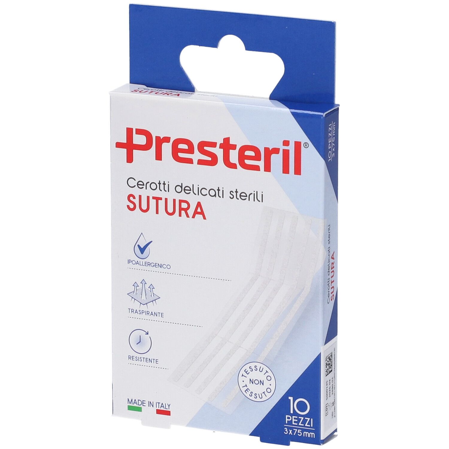 CER Medipresteril SUT 3X75Mm 10 St Pflaster