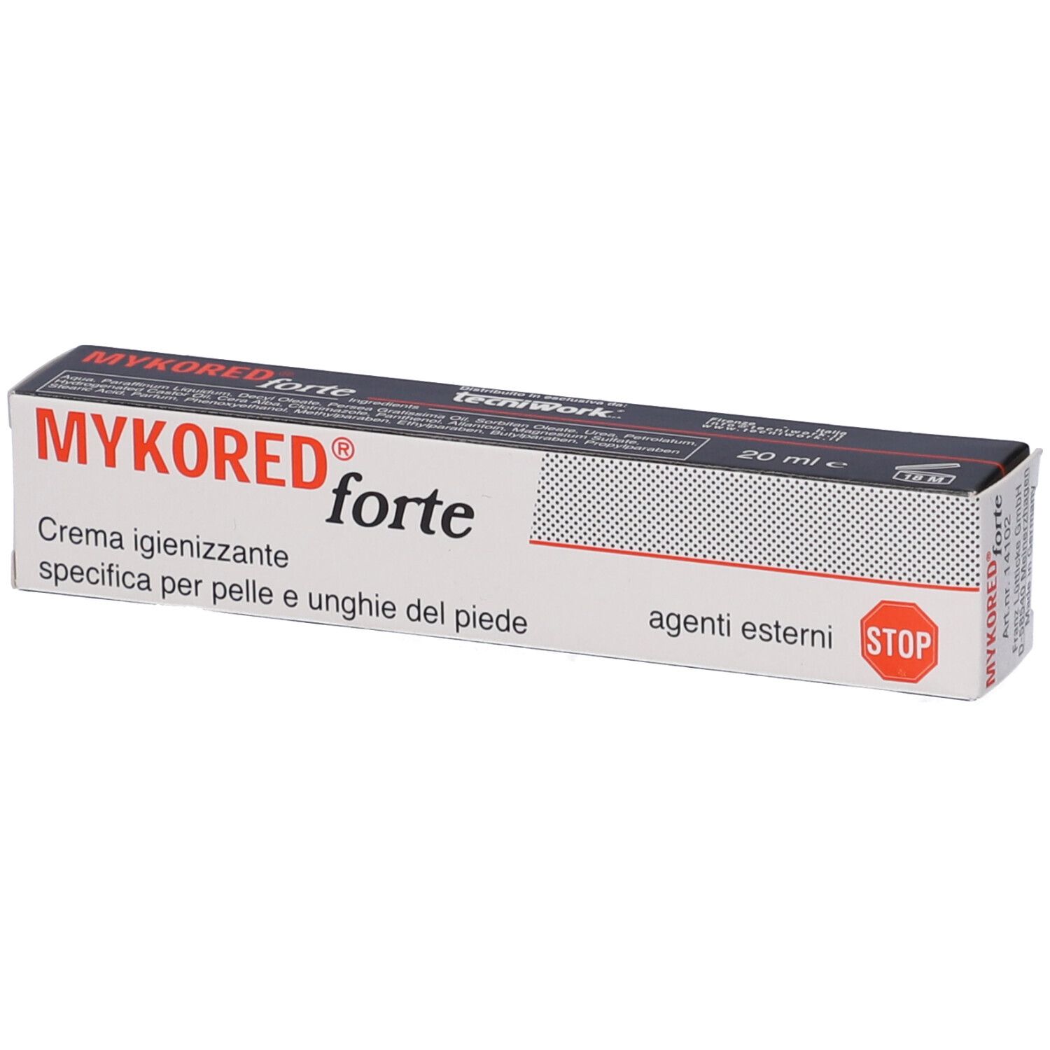 MYKORED forte Tube mit 20 ml Inhalt für Haut und Nägel.