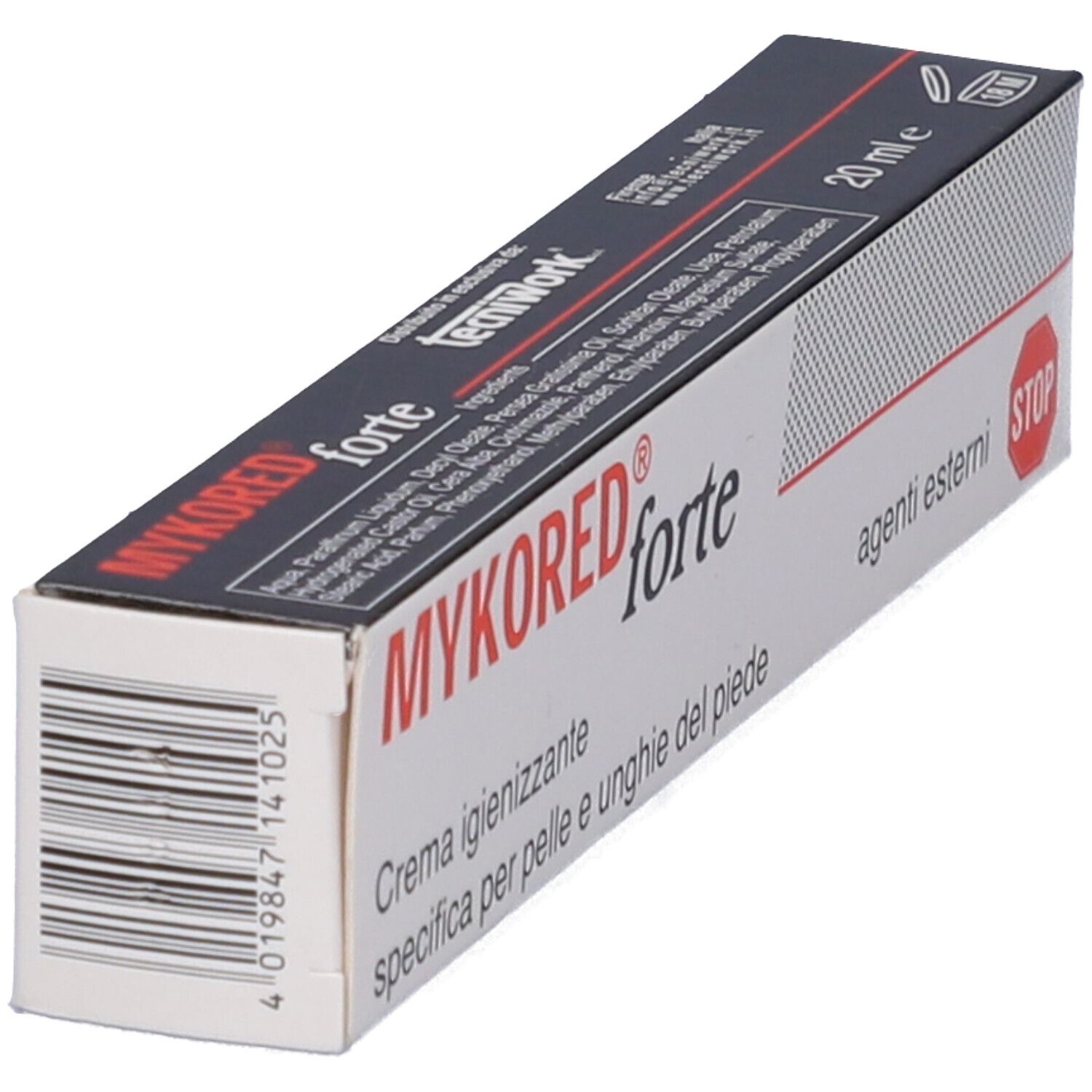 MYKORED forte Tube mit 20 ml Inhalt für Haut und Nägel.