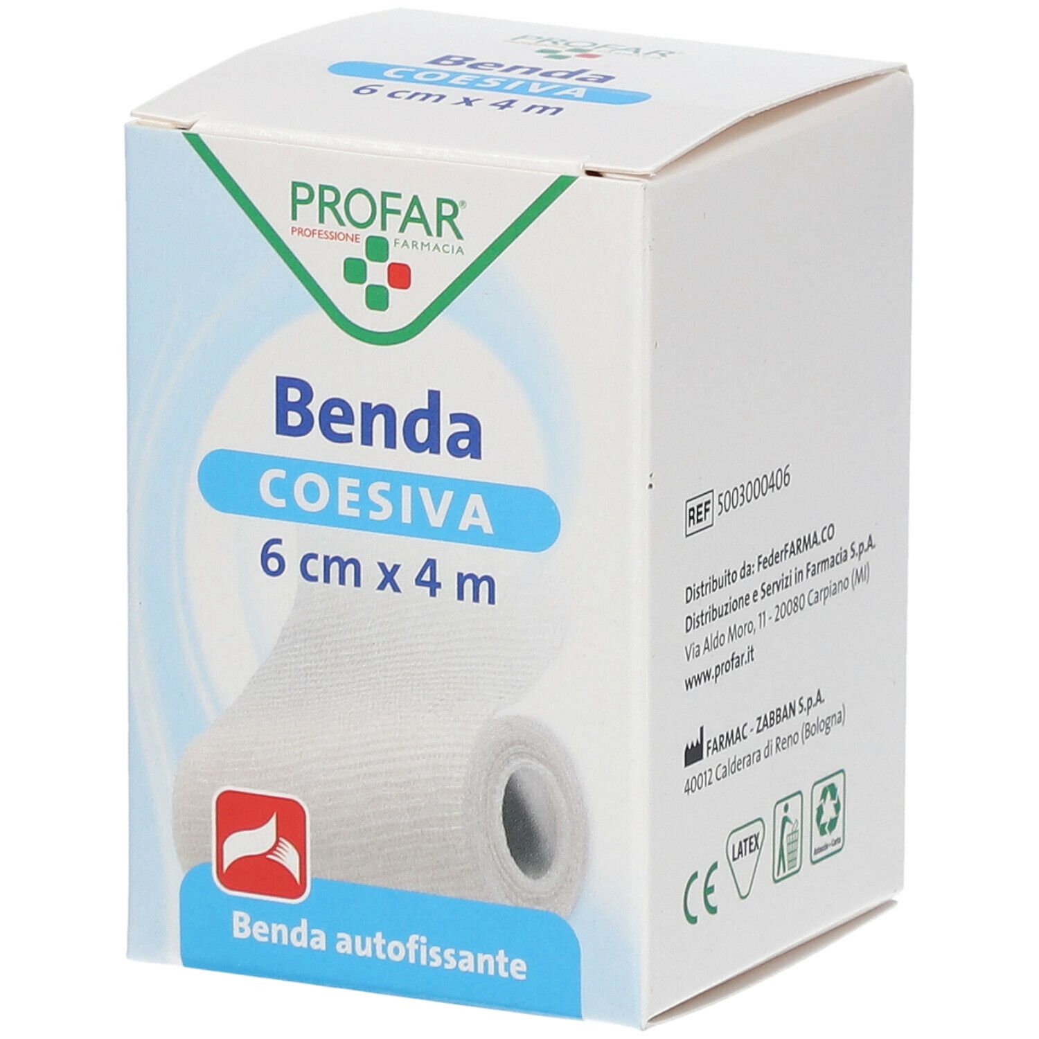PROFAR® Benda Coesiva 6 cm x 4 m