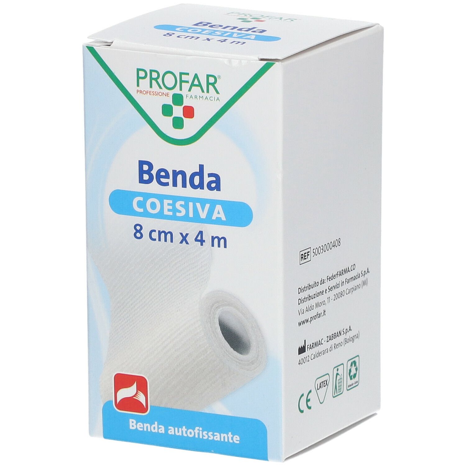 PROFAR® Benda Coesiva 8 cm x 4 m