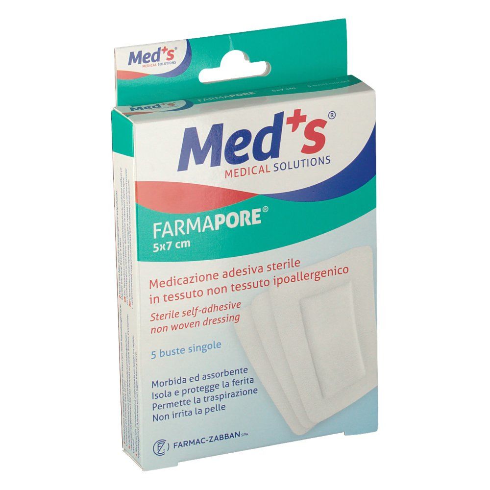 Meds®Medicazione Adesiva Sterile 5 x 7 cm