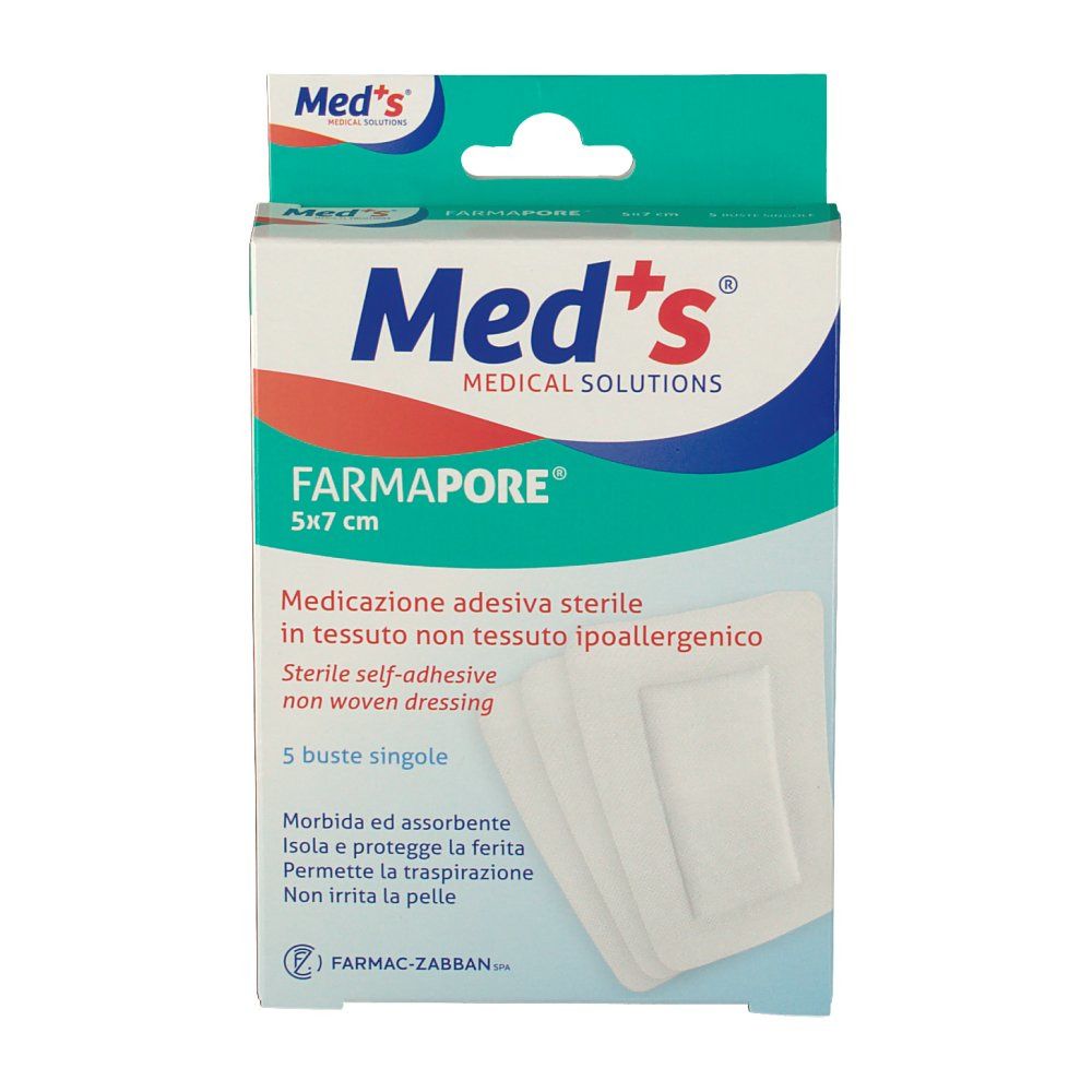 Med's Farmapore sterile Wundauflage 6x9cm, 5 Stück