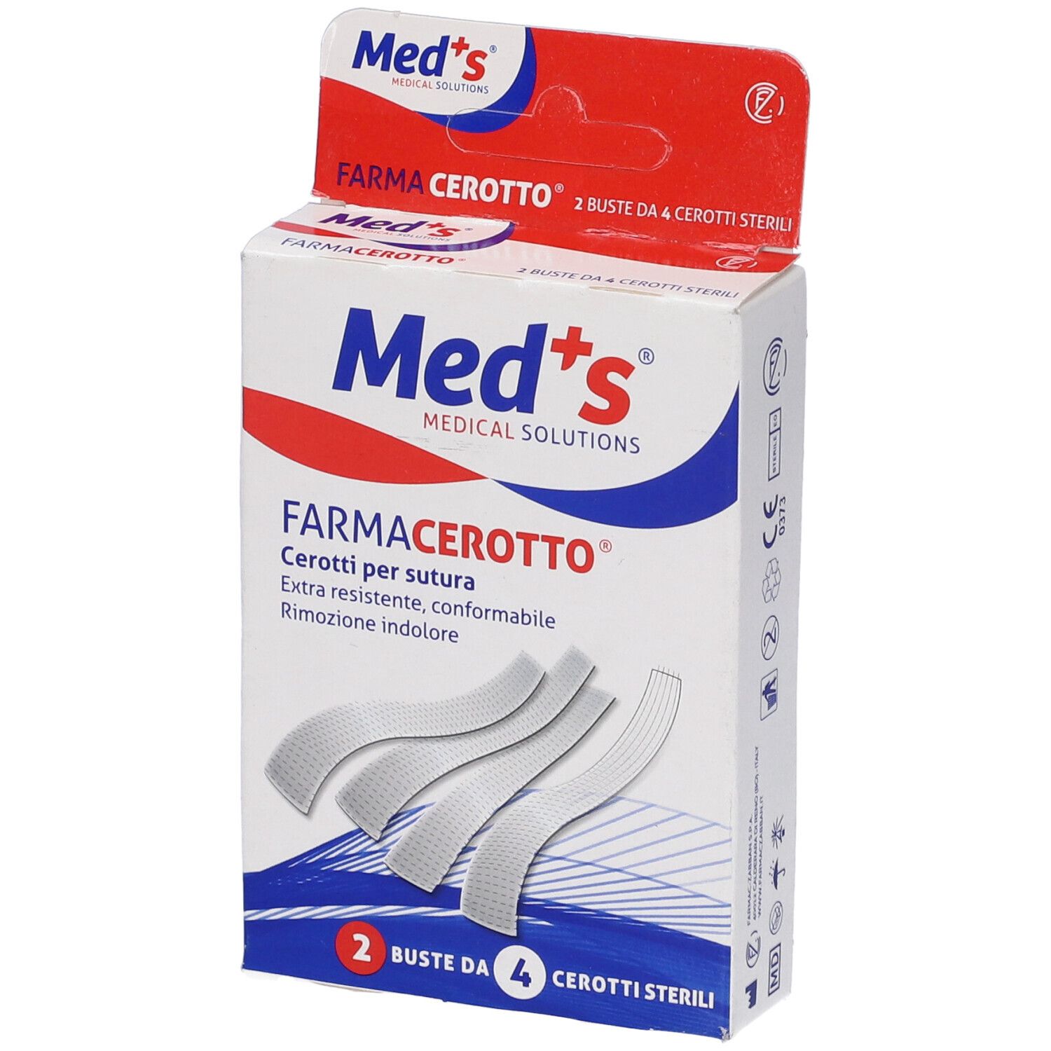 CER Meds Sutura 4X76Mm 8PZ 8 St
