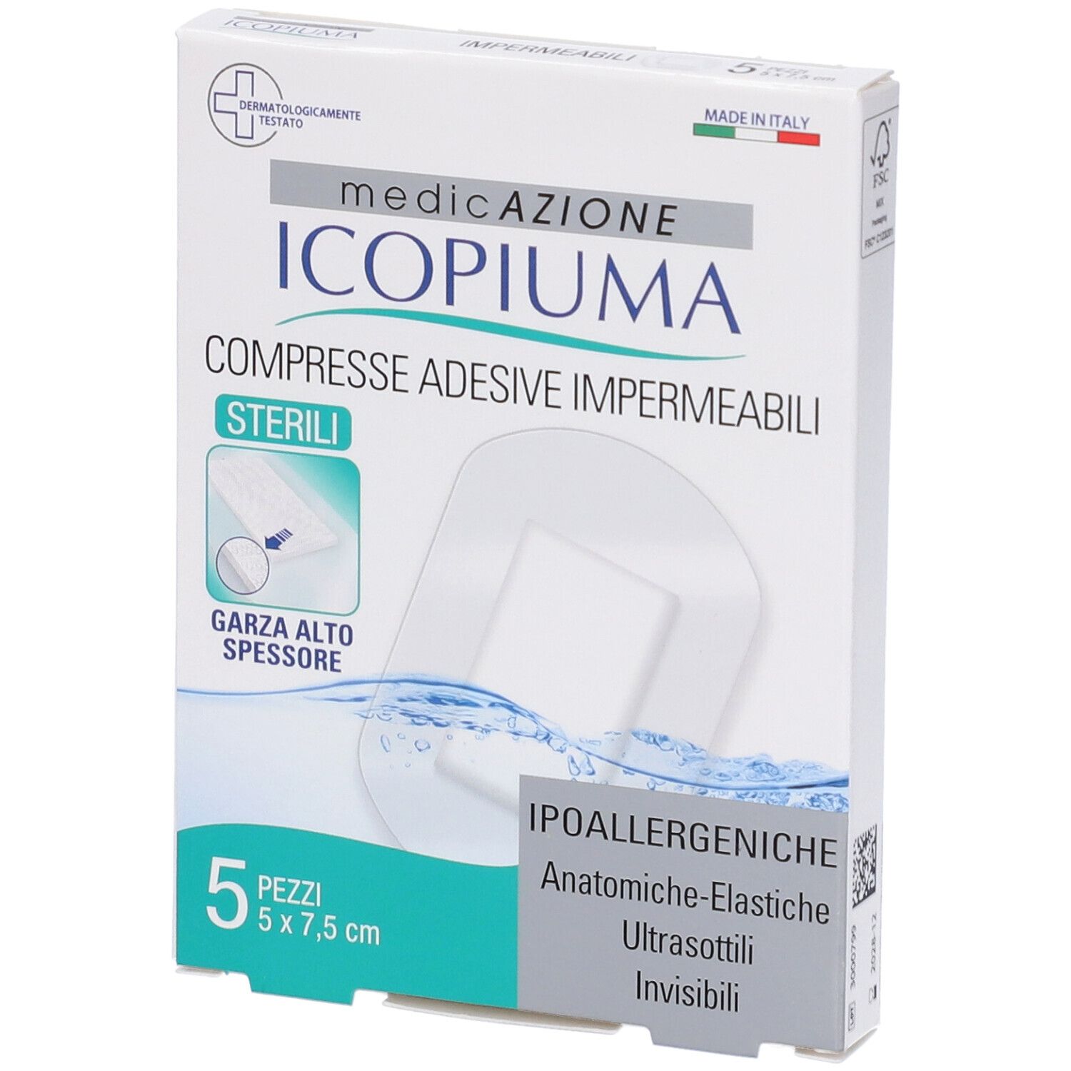 Icopiuma Medic Postop 5X7,5Cm 5 St Pflaster