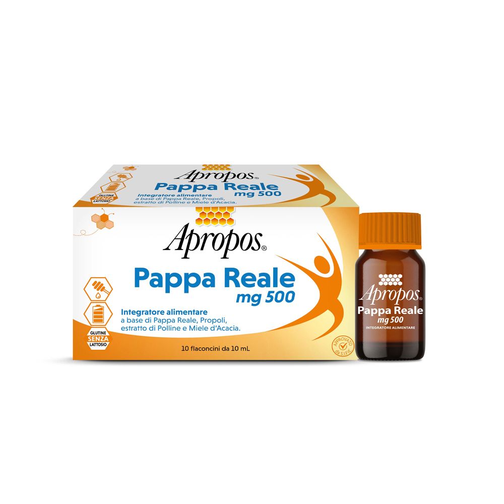 APROPOS PAPPA REALE 500 MG - FLACONCINI