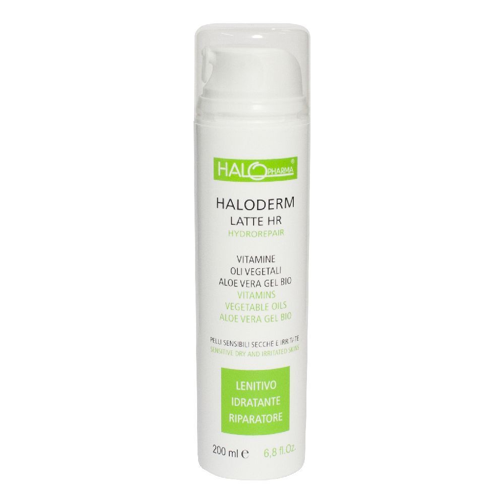 Halo Pharma Haloderm Latte Hr Hydrorepair Latte Lenitivo Idratante E Riparatore 200 Ml - Immagine 9