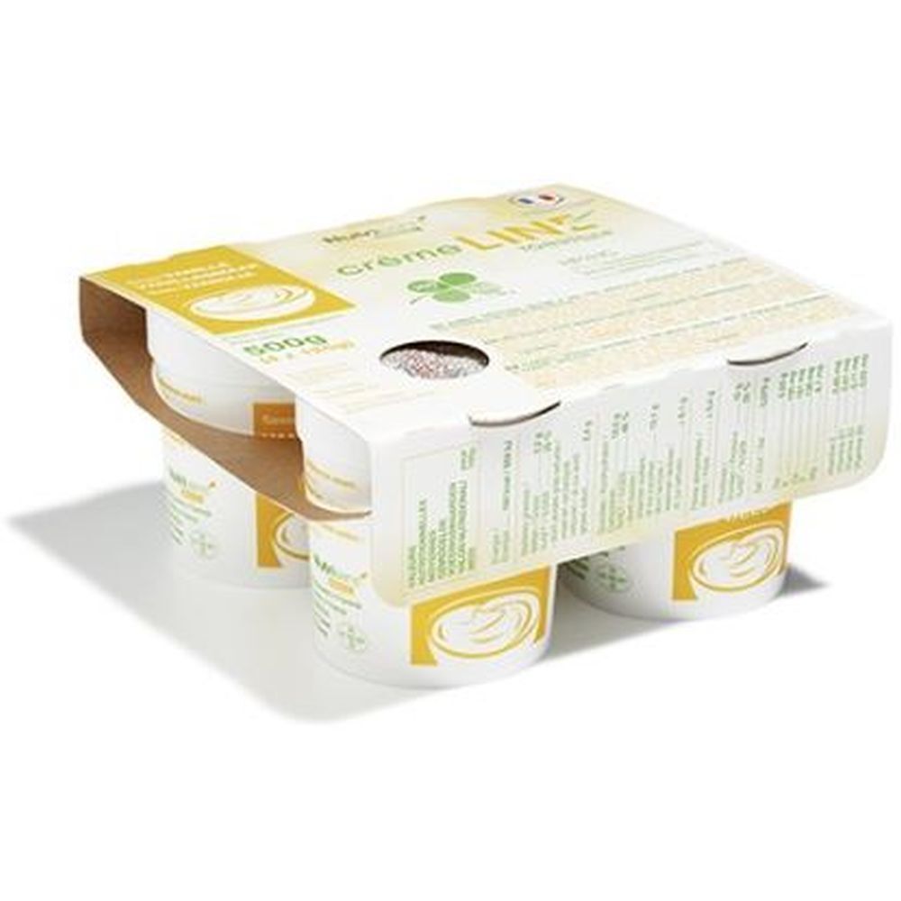 Cremeline Edulcorato Senza Lattosio Vaniglia 4 X 125 G