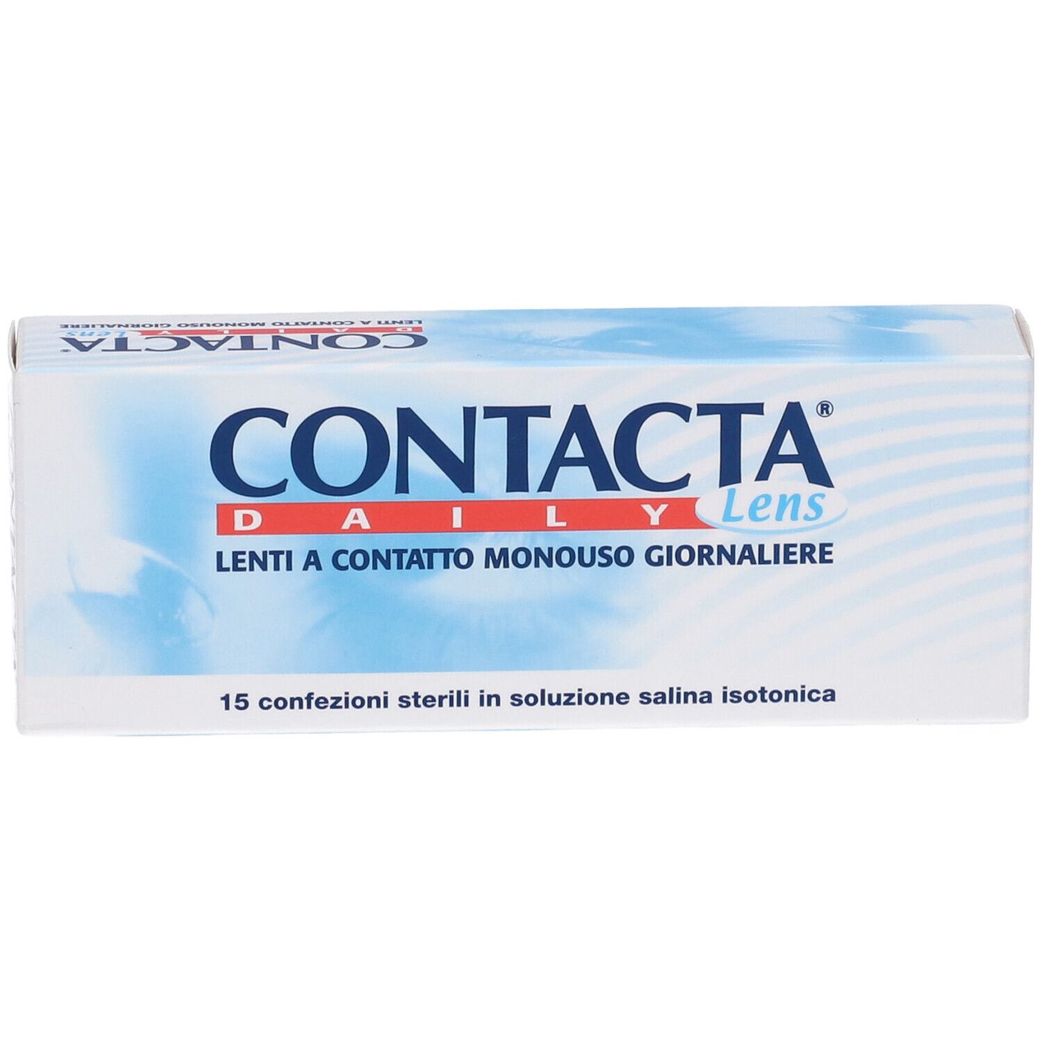 Confezione di lenti a contatto CONTACTA Daily Lens. Lenti a contatto monouso giornaliere. 15 confezioni sterili.