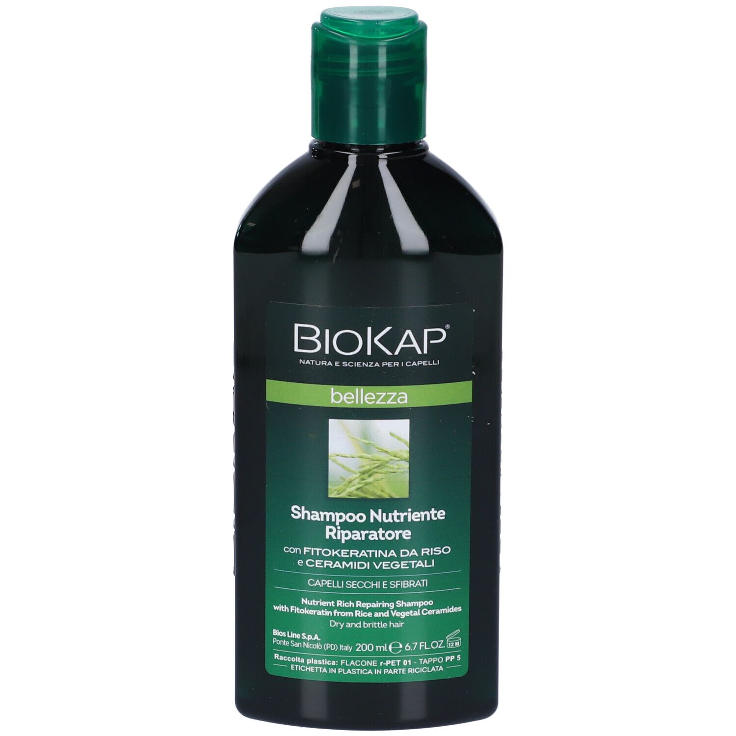 BIOS LINE biokap - shampoo nutriente riparatore 200 ml - Immagine 3