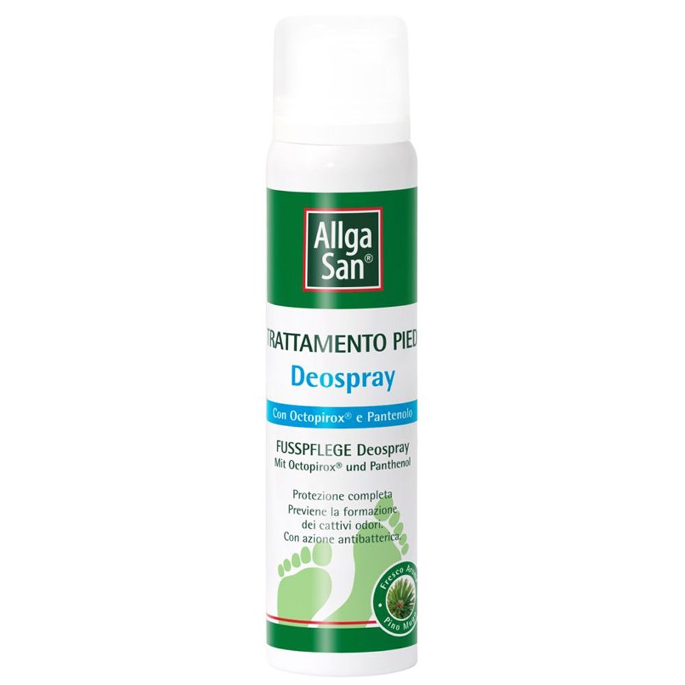 Allga San® Trattamento Piedi Deodorant Spray - risparmia il 25% con il codice: NAT25