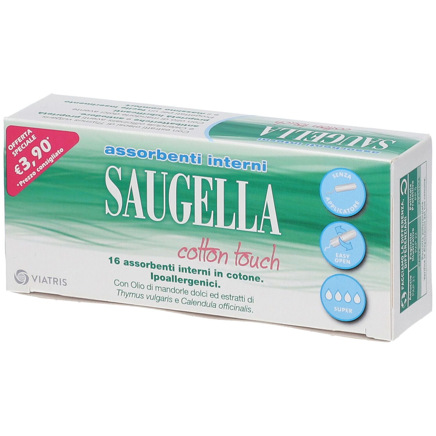 Image of Saugella® Cotton Touch Super Assorbenti Interni