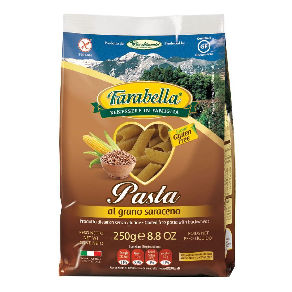 FARABELLA Penne Lisce - Pasta al grano saraceno 250 g - Immagine 6