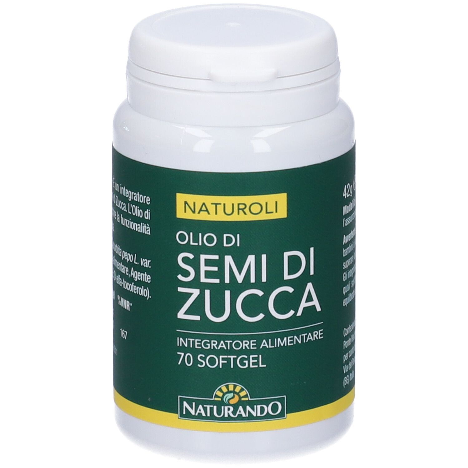Naturoli Olio Di Semi Di Zucca 70 Capsule