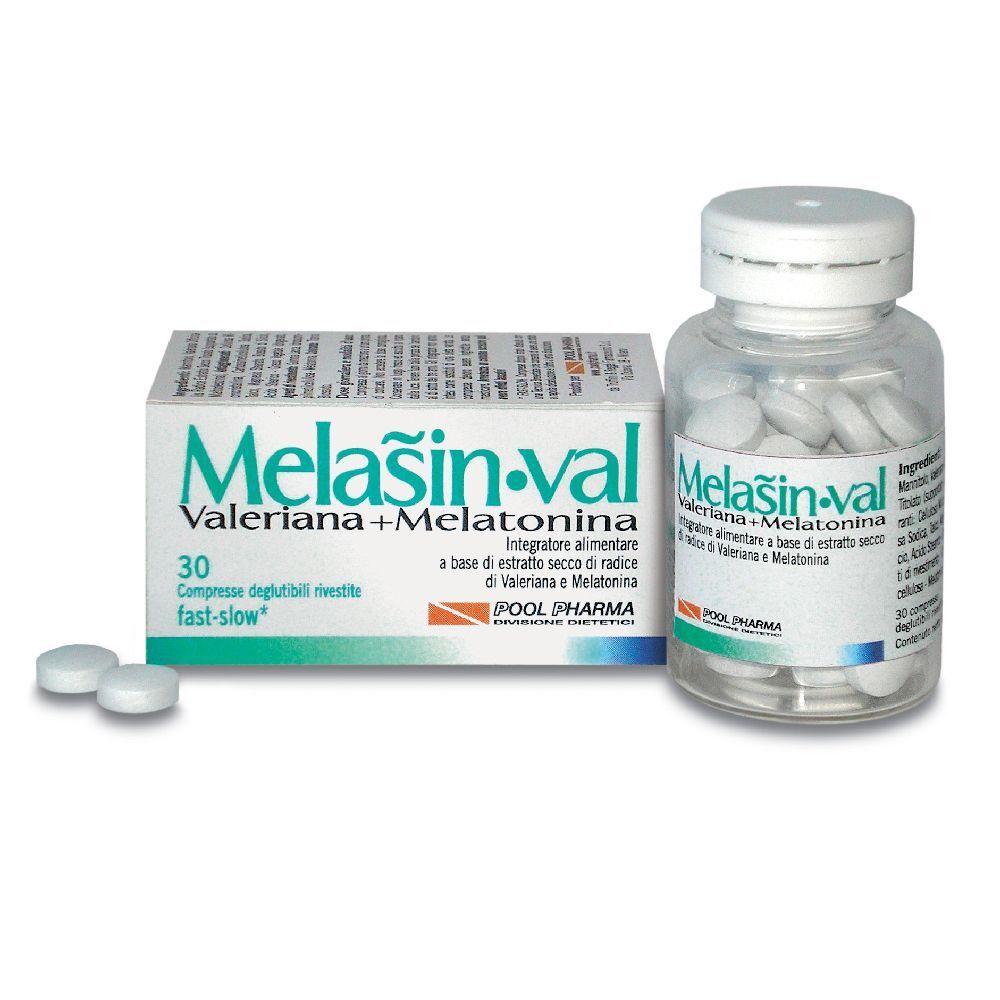 Melasin Val 30 Compresse - Integratore Di Melatonina + Valeriana - Immagine 6