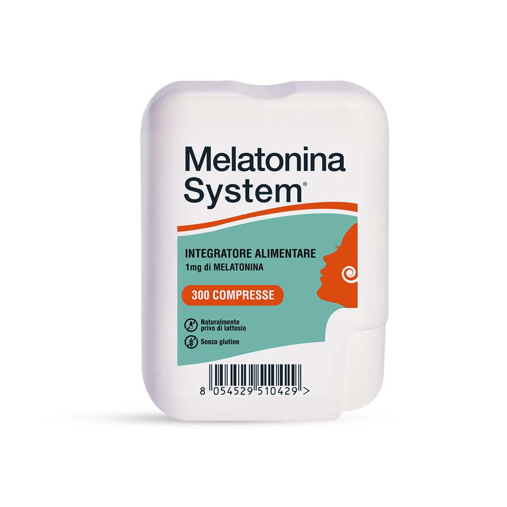 Melatonina System 300Cpr 1MG 24 g Tabletten