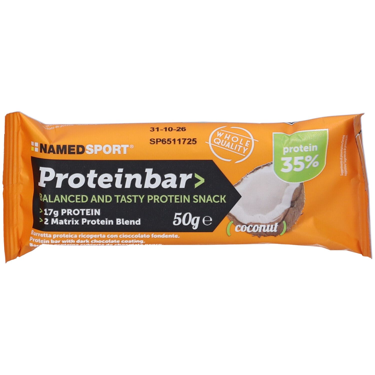 Proteinbar Namedsport® Coconut - Risparmia Il 10% Con Codice: 10Named 1 Pz Barretta