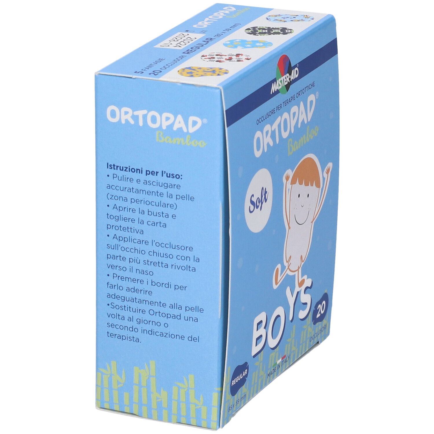 Cerotto Oculare Per Ortottica Ortopad Soft Boys Regular 20 St view 2