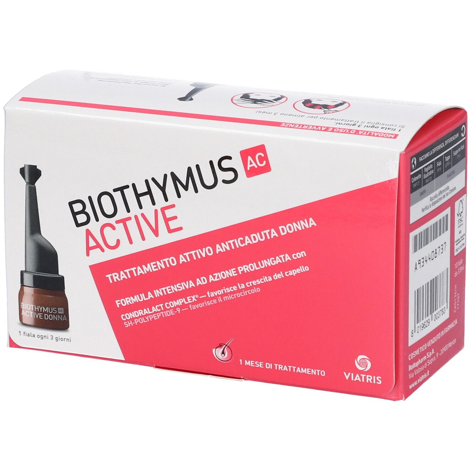 Biothymus AC Active Trattamento Anticaduta Donna 10 Fiale da 3,5 ml - Biothymus - Immagine 4