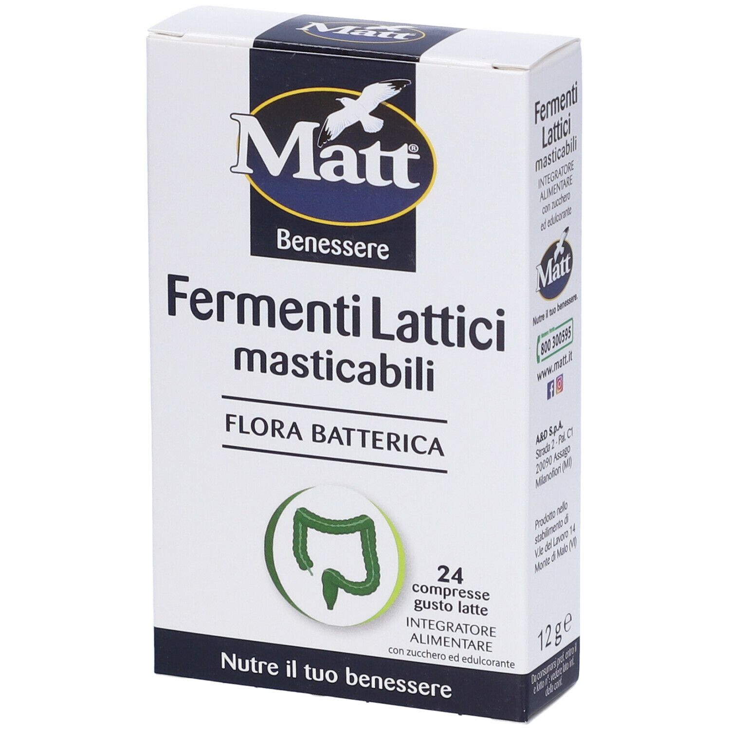 Image of Matt® Benessere Fermenti Lattici Masticabili
