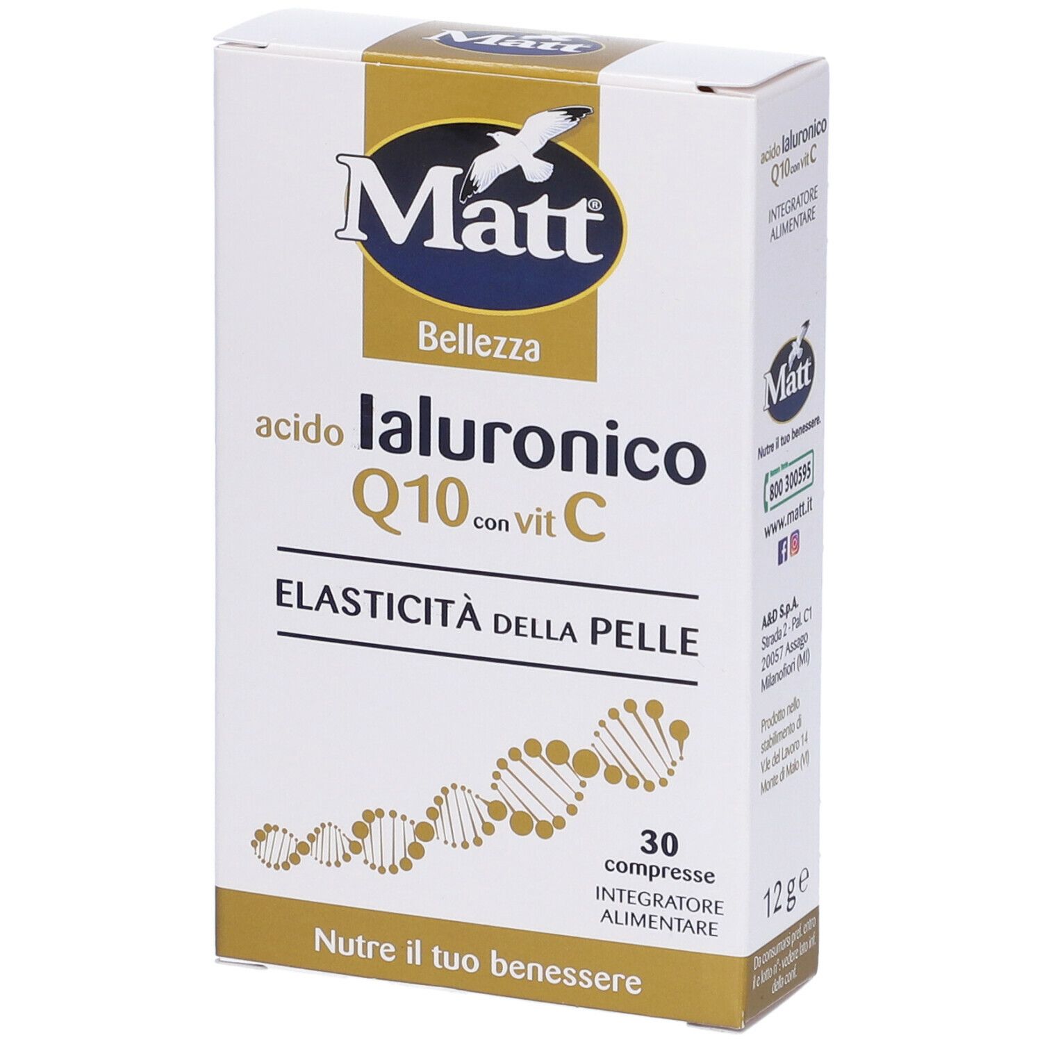 Image of Matt® Benessere acido Ialuronico Q10 con vit C
