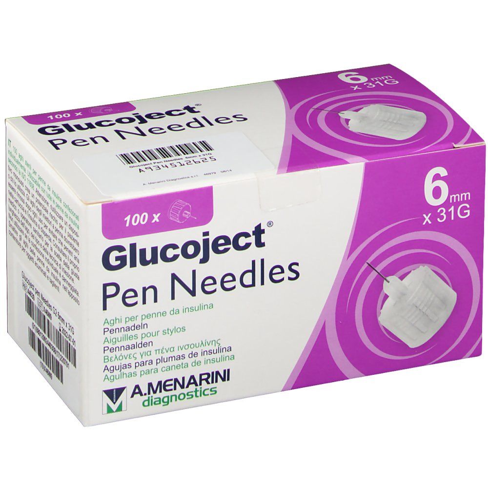 Glucoject® Pen Needles 31G 6mm