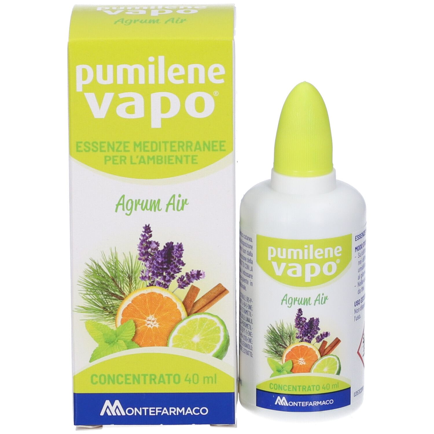 Pumilene Vapo Konzentrat, 40 ml, mit Zitrusfrüchten und Lavendel.