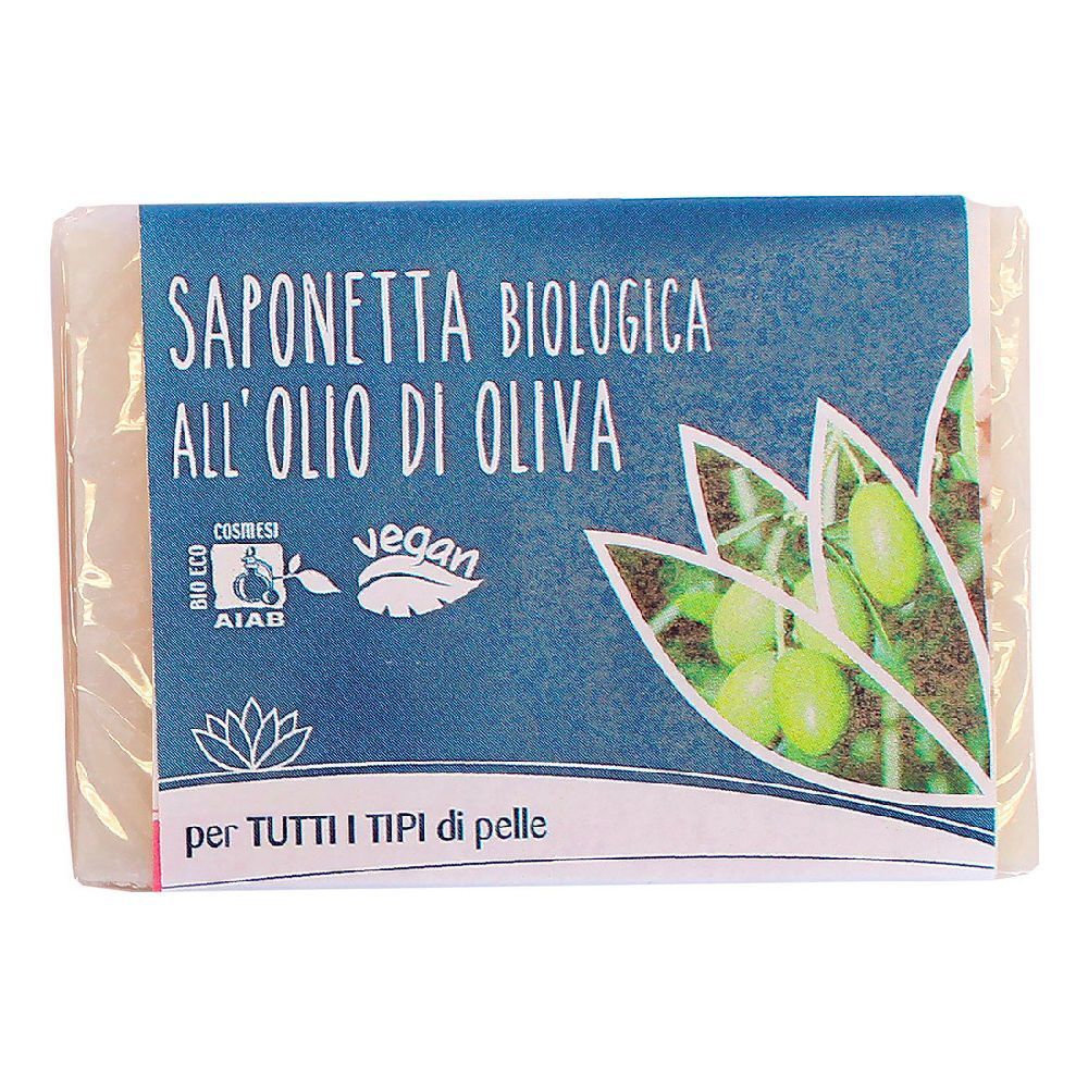 Fior Di Loto Saponetta All'olio Di Oliva Bio 100 G - Immagine 3